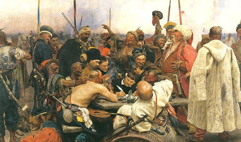 Козаки пишуть лист турецькому султану